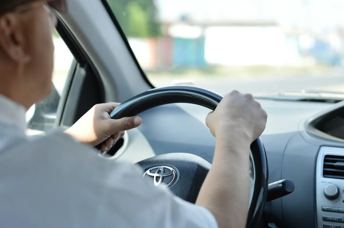 A Vermont driver at the wheel