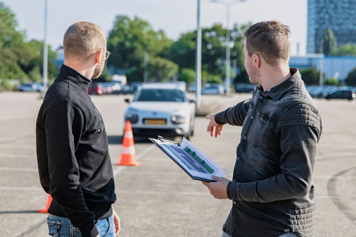 A New Hampshire learner driver with an instructor